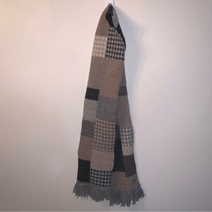 Lauren Ralph Lauren Patchwork 100% Lambswool Scarf